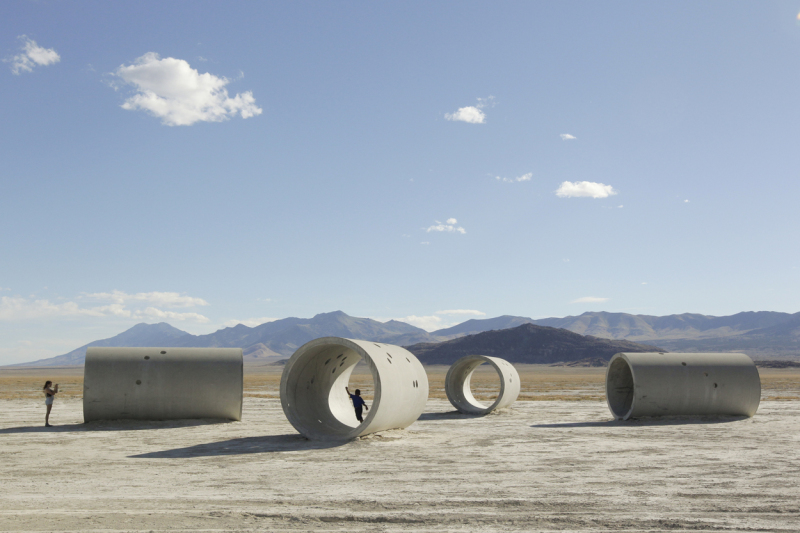 Nancy Holt, Sun Tunnels, Great Basin Desert, Lucin UT, 1973-76