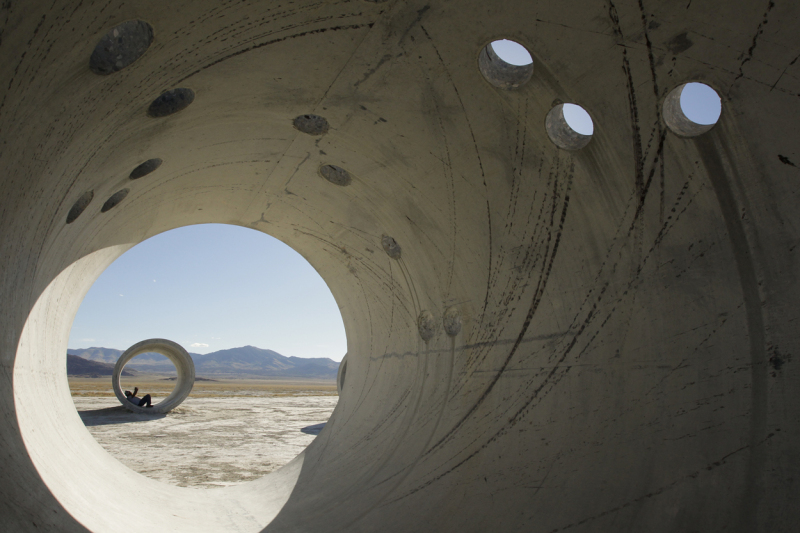 Nancy Holt, Sun Tunnels, Great Basin Desert, Lucin UT, 1973-76