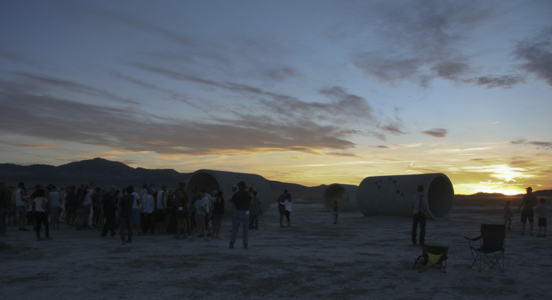 Nancy Holt, Sun Tunnels, Great Basin Desert, Lucin UT, 1973-76